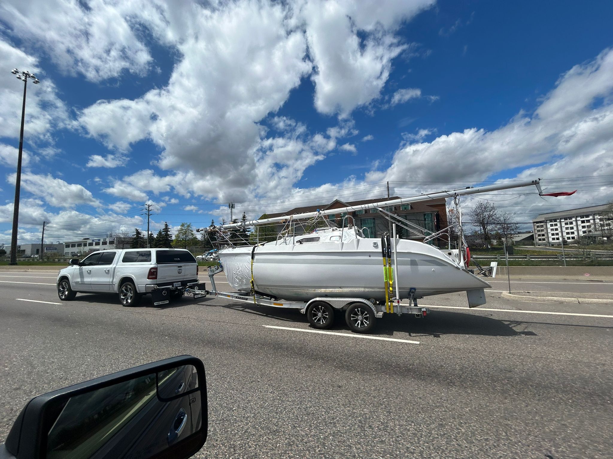 TES 24' 720BT on trailer in Texas